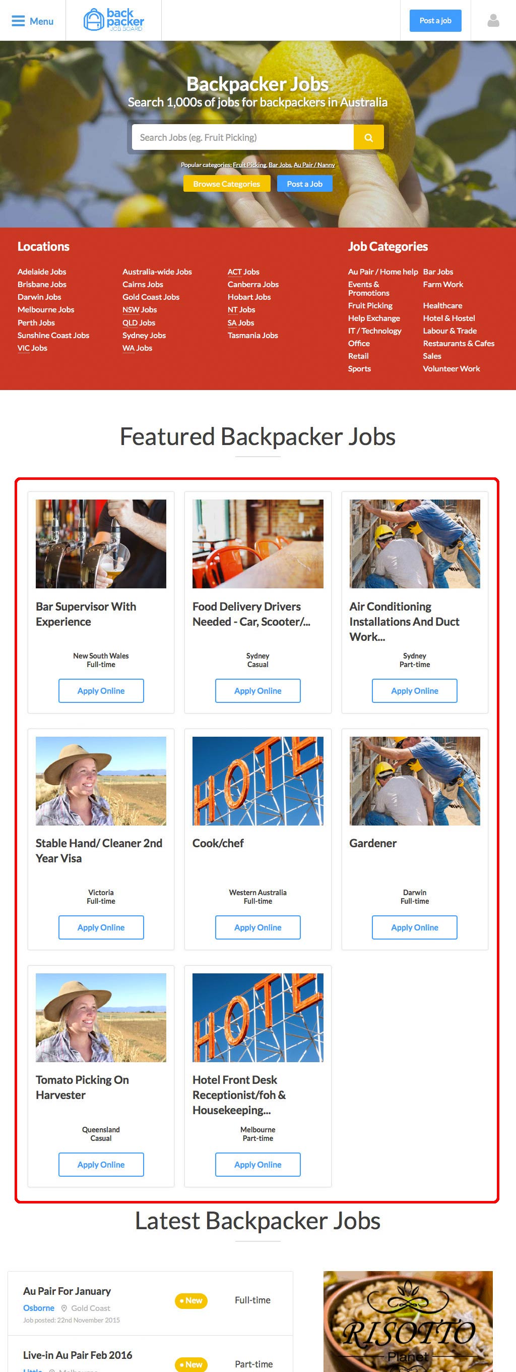 Homepage Feature
